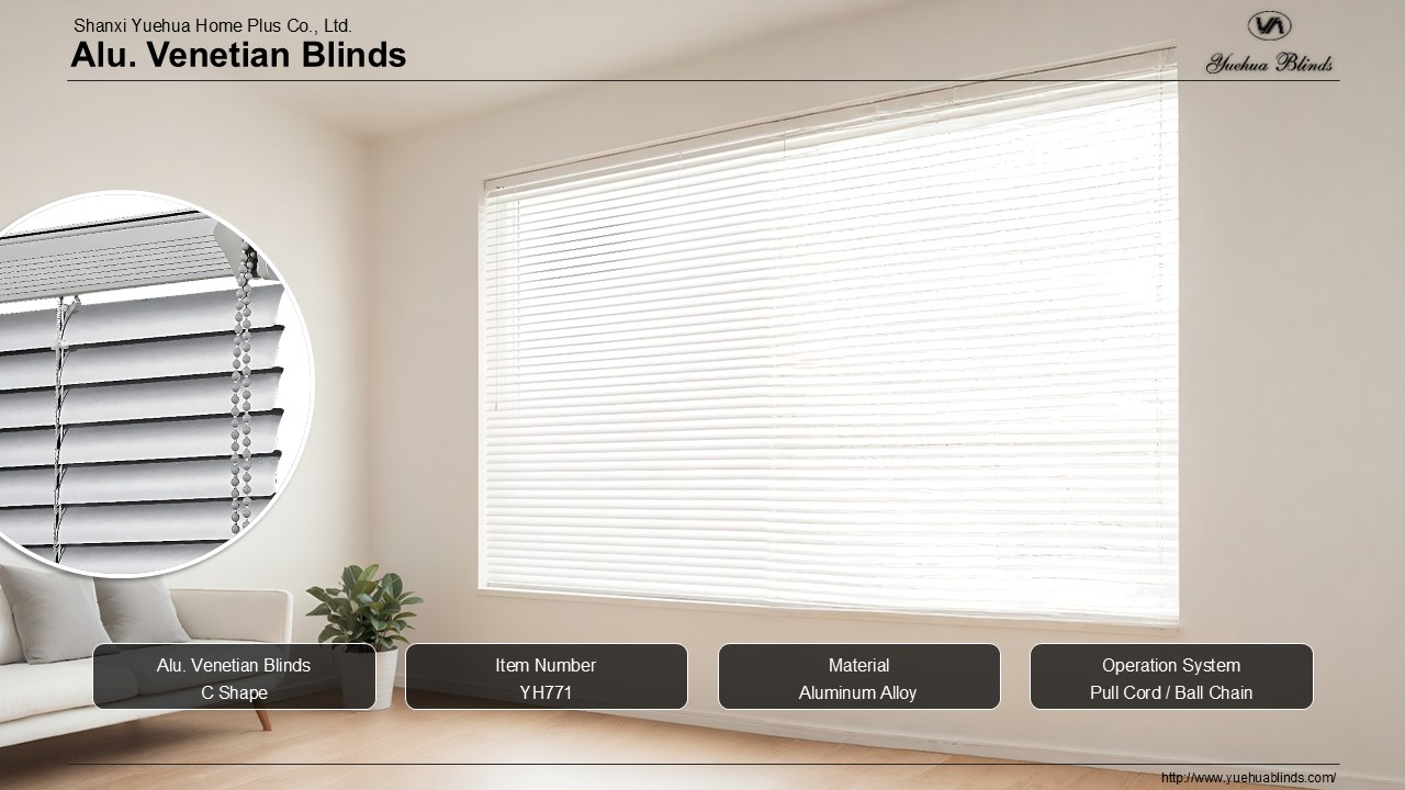 Alu. Venetian Blinds (C Shape)