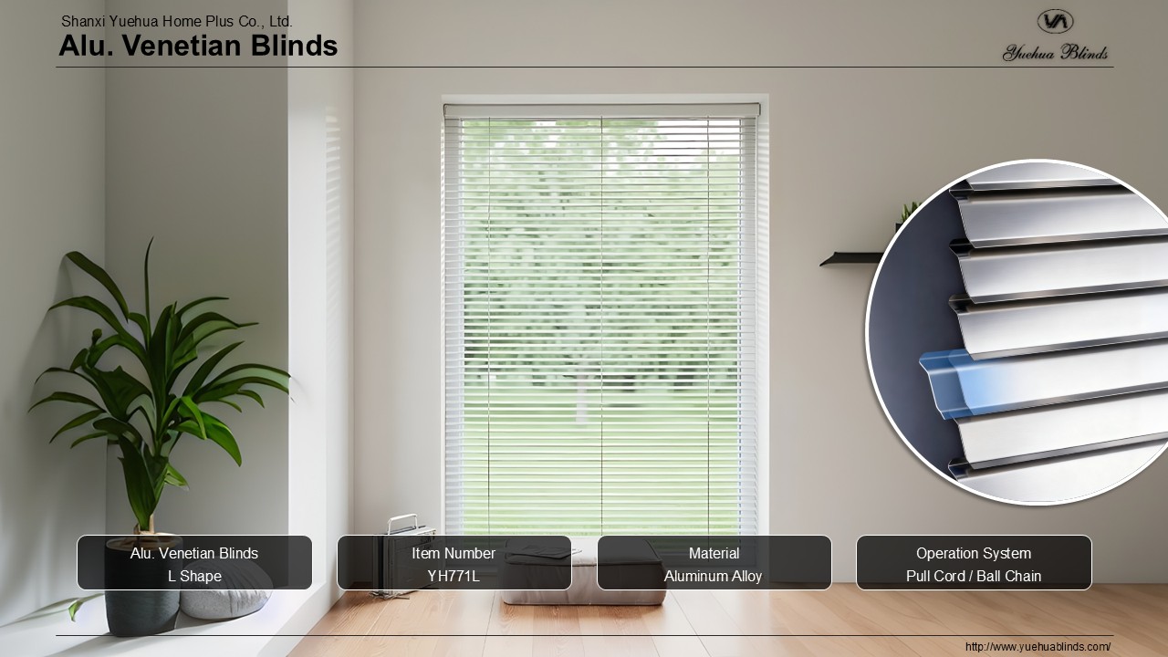 Alu. Venetian Blinds (L Shape)