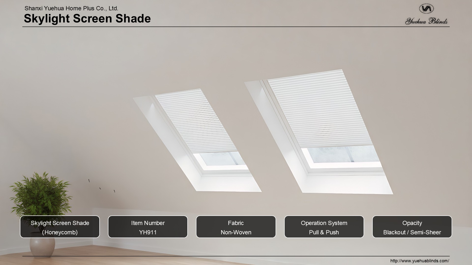 Skylight Screen Shade (Honeycomb)