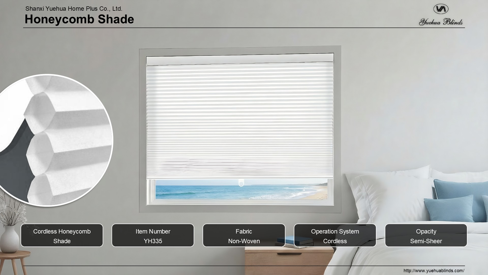Cordless Honeycomb Shade