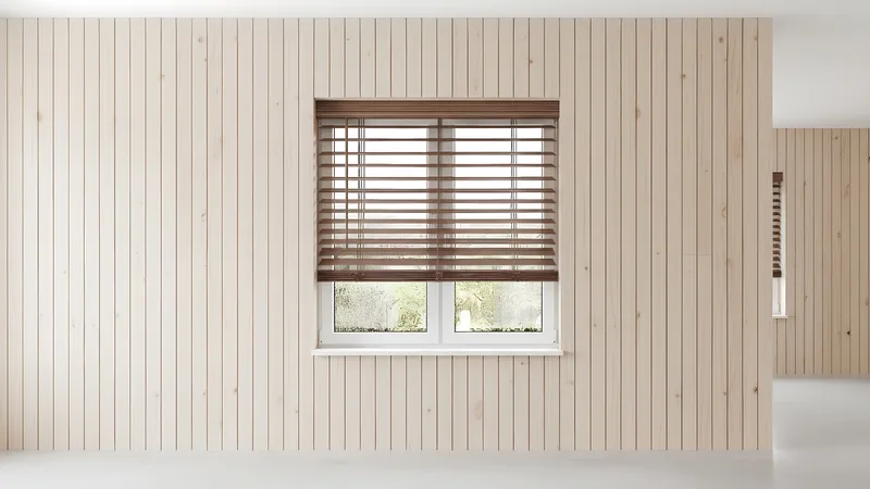 1.5" Cordless Wood Venetian Blinds