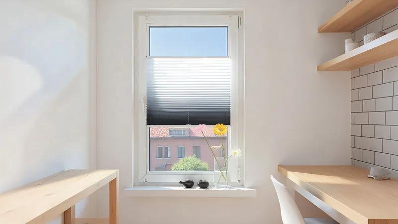 Easyfix Tensioned Color Gradient Pleated Blinds