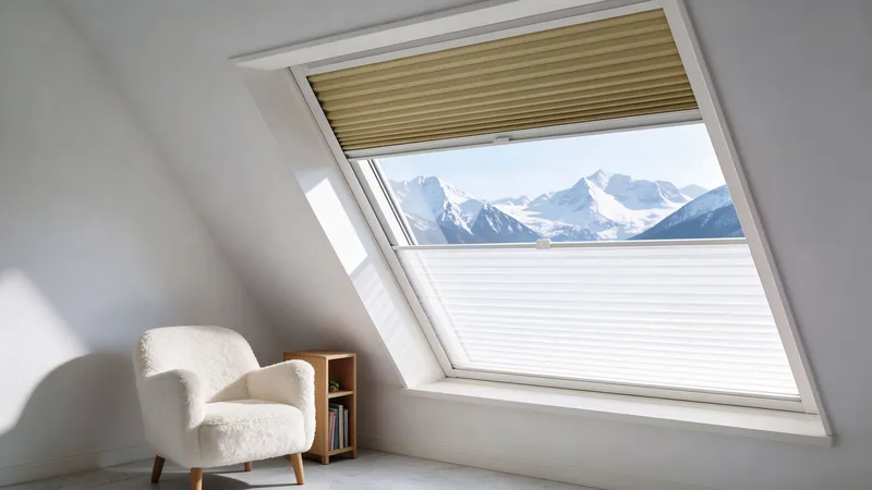 Mixed Honeycomb Skylight Shade