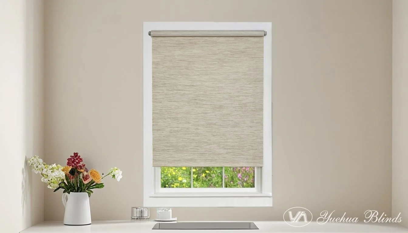Linen-Look Blackout Roller Blinds